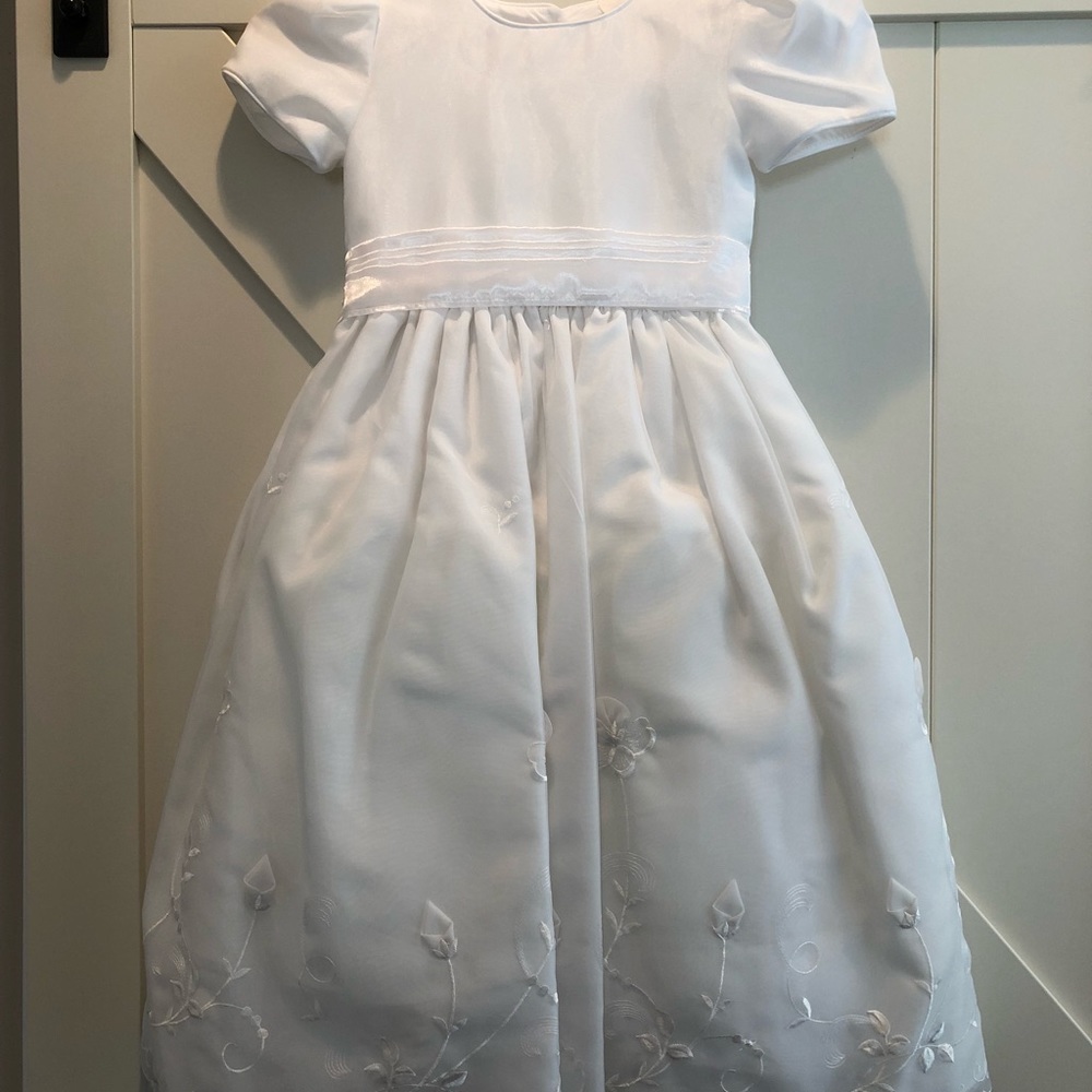 Beautiful Flower Girl 🌼🌷🌻 Dress White, Size 5